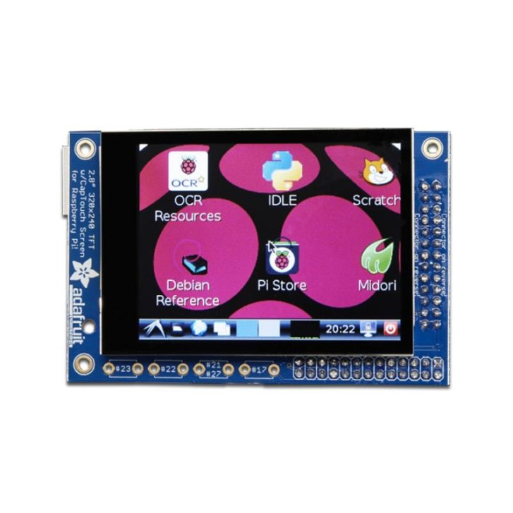 PiTFT Mini - 320 x 240 2.8" TFT Capacitive Touchscreen Display