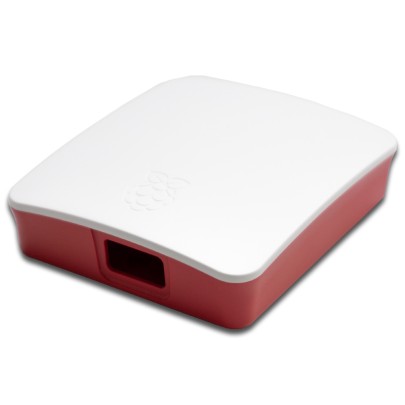 offizielles Gehäuse für Raspberry Pi Model A+ Weiß / Rot
