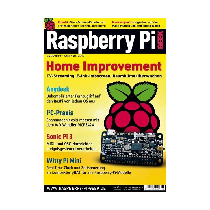 Raspberry Pi Geek - Ausgabe 05-06/2019