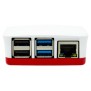 offizielles Raspberry Pi 4 Gehäuse Rot-Weiß
