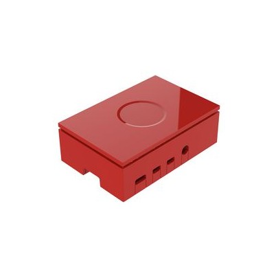 ABS Gehäuse Rot für Raspberry Pi 4
