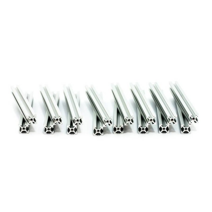 MakerBeam Profilsystem 100 mm 16 Stk. Silber