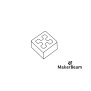 MakerBeam Endkappen 4 Stk. für zwei Profilstangen 3D Print