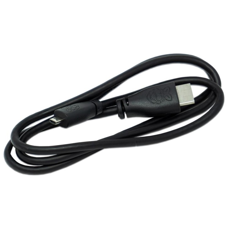 Raspberry Pi Micro HDMI zu HDMI Kabel Schwarz 1M