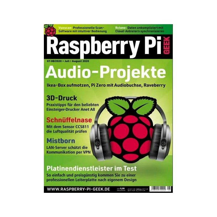 Raspberry Pi Geek - Ausgabe 07-08/2020