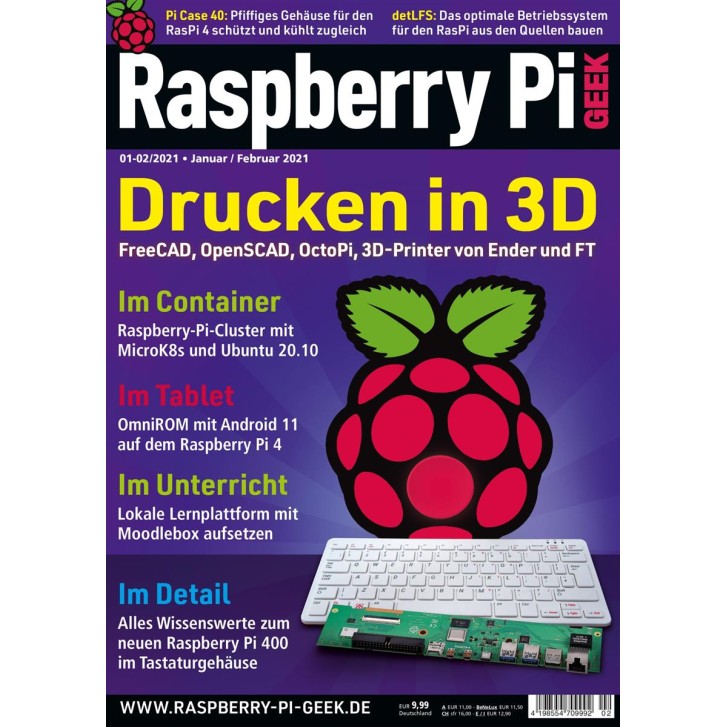 Raspberry Pi Geek - Ausgabe 01-02/2021