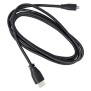 Raspberry Pi Micro HDMI zu HDMI Kabel schwarz 2m
