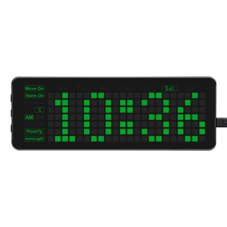 Raspberry Pi Pico elektronische LED Uhr - 19695