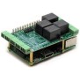 4 Relais 4HV-Eingänge 8-lagiger stapelbarer HAT für Raspberry Pi