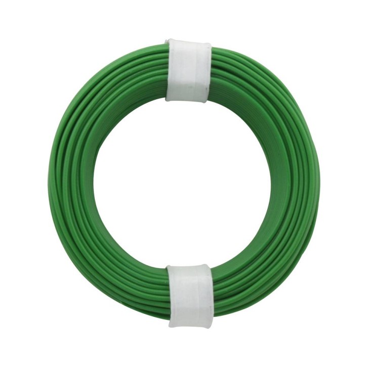 Kupferschalt Litze  0,14 mm² / 10 m / grün