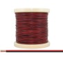 Zwillingslitze 0,14 mm² / 500 m rot-schwarz