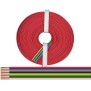 8-Fach Litze 0,25 mm² / 10 m rot-blau-grau-schwarz-gelb-grün-braun-weiß