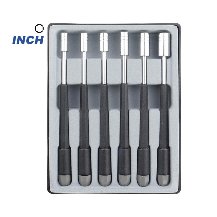 6 Sechskant-Steckschlüssel 3/32 7/32 Zoll