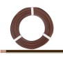 Drillingslitze 0,14 mm² / 50 m dunkelbraun-schwarz-hellbraun