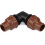 Rain Bird Winkel 90° PP 16 mm lock Braun Typ BF-22 lock