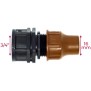 Rain Bird Kupplung PP 16 mm x 3/4" lock x Innengewinde Braun Typ BF-62-75 lock