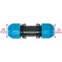 Jason Reparaturkupplung PP 25 mm Klemm 16bar Schwarz/Blau DVGW/KIWA/WRAS/SVGW