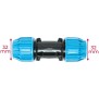 Jason Reparaturkupplung PP 32 mm Klemm 16bar Schwarz/Blau DVGW/KIWA/WRAS/SVGW