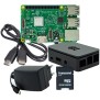 Raspberry Pi 3 B Bundle mit Netzteil, Gehäuse, HDMI-Kabel und SD Card