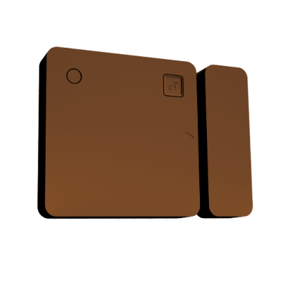 Shelly Blu Door Window Braun