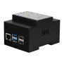 Raspberry Pi 5 DIN-Hutschienengehäuse schwarz
