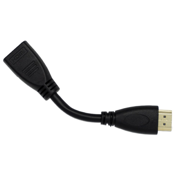 HDMI Verlängerung 10 cm Stecker Buchse